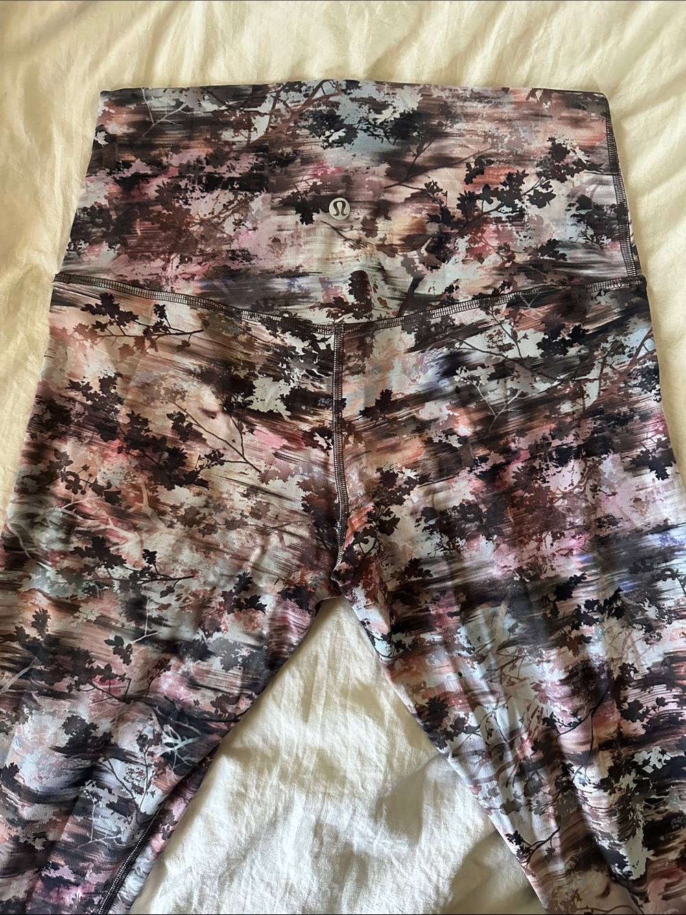 Lululemon Abstract Floral Leggings - Multicolor